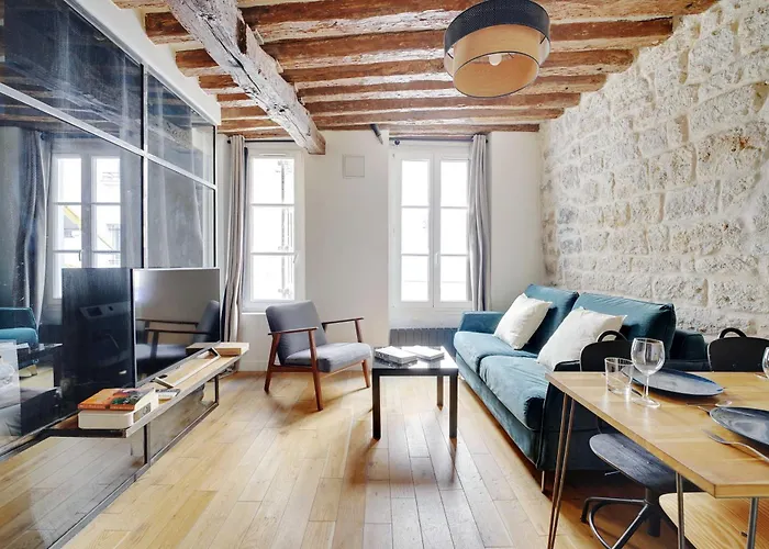 Authentic 1br 4p Arts Et Metiers פריז