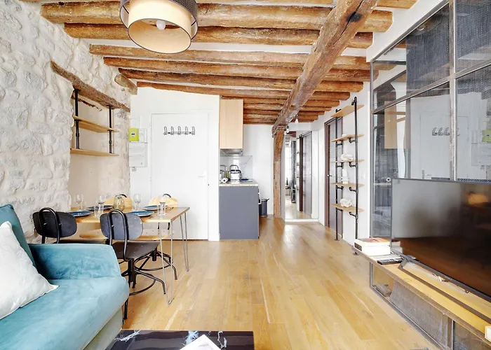 Authentic 1br 4p Arts Et Metiers Appartement Parijs